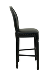 Дизайнерский барный стул Filon Button Black