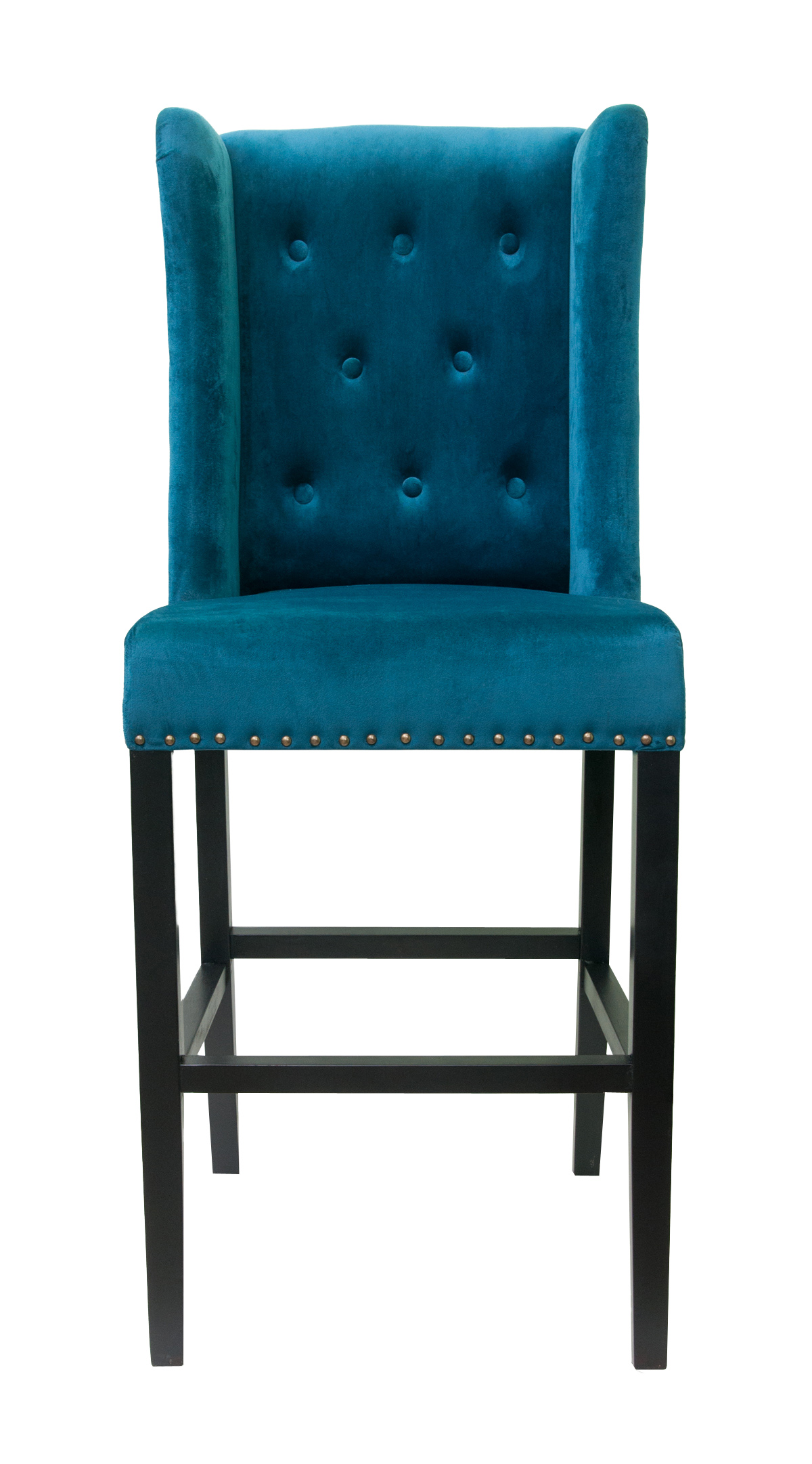 Дизайнерский барный стул Skipton Blue Velvet