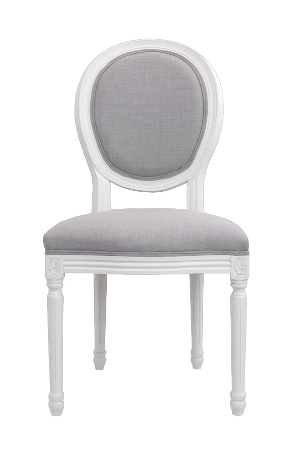 Дизайнерский обеденный стул Miro White and Grey