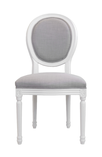 Дизайнерский обеденный стул Miro White and Grey